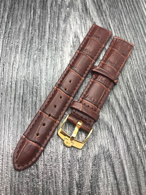 omega mens bracelet|authentic leather omega watch strap.